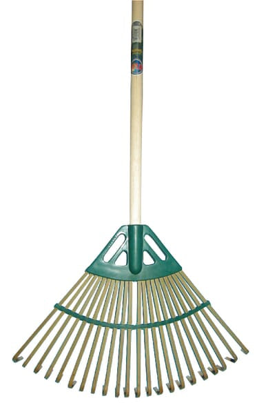 Bamboo grass rake with handle