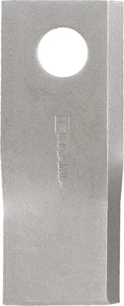 KRAMP Mähmesser links 118x48x4 mm, Bohrung Ø 19 mm, geeignet für Fella, 25er-Packung - 25 Stück 133075KR