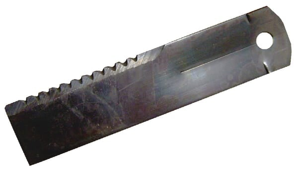 Couteau à hacher paille, 175x40x3 mm, Ø 11 mm - 20 pièces