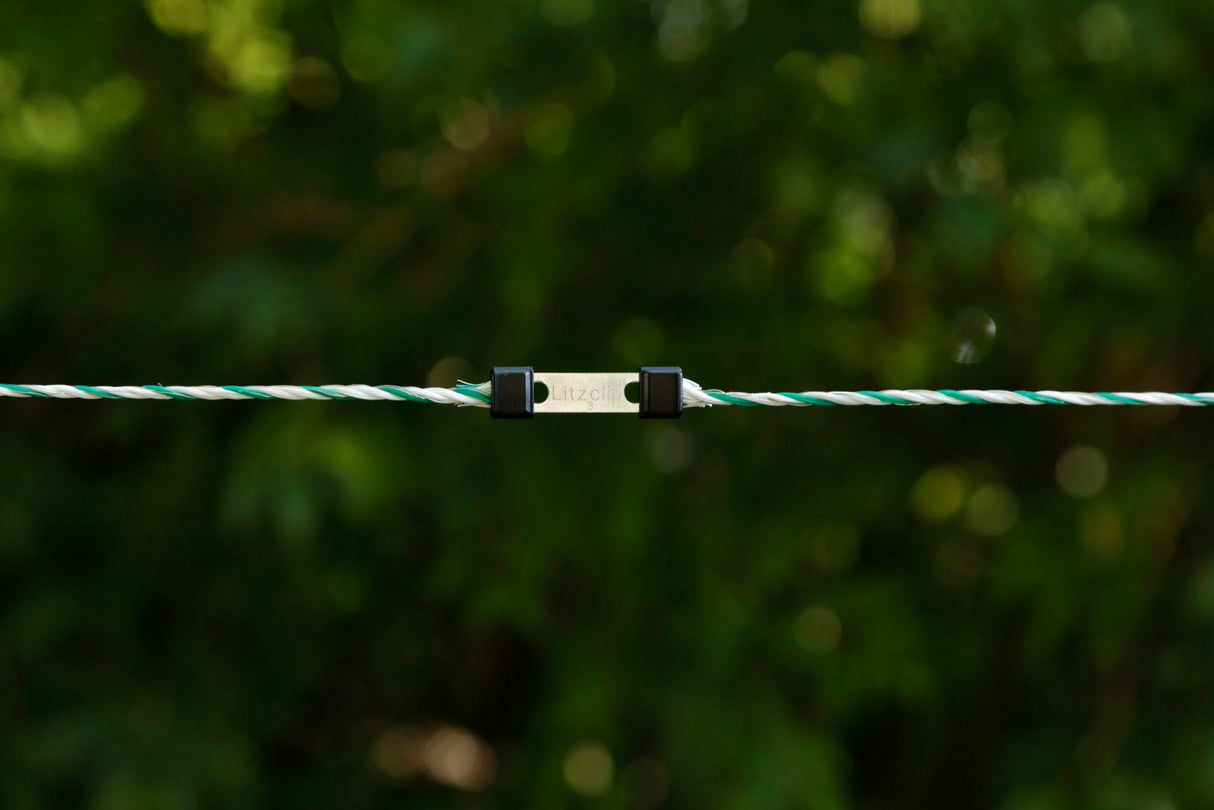 Kerbl Litzenverbinder Litzclip, 3mm,gerade, Edelstahl,10 Stück 442003/101