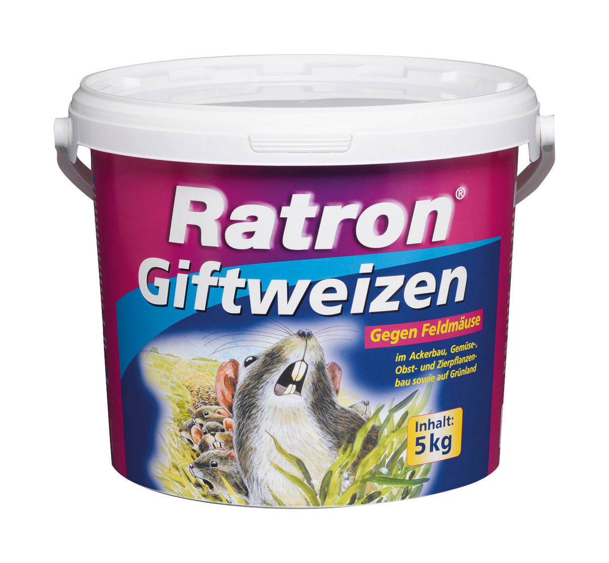 Ratron Giftweizen gegen Feldmäuse 5kg Eimer - 299700