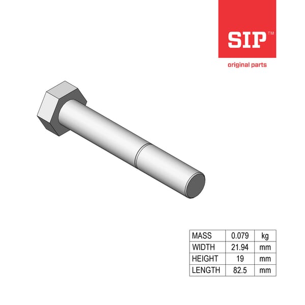 SIP.SI Schraube, M12x75 150065100