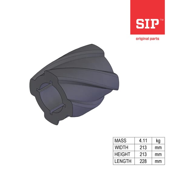 SIP.SI Gummirolle, rechts 150434006