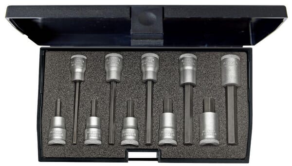 KRAMP Steckschlüsseleinsätz 10-tlg. 3/8" DPIN30LKM