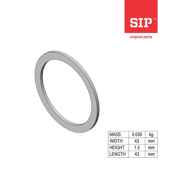 SIP.SI Unterlegscheibe, 35,2/43 151019908
