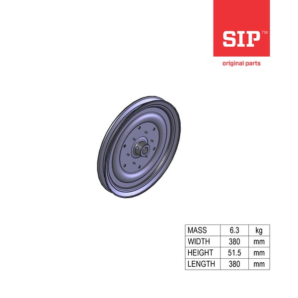 SIP.SI Riemenscheibe mit Nabe 151059302B