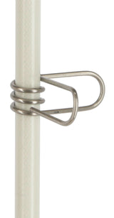 Kerbl Metallclip Niro für Fiberglas- pfahl, 10mm, 30Stk im Beutel 30 Beutel 444265/30