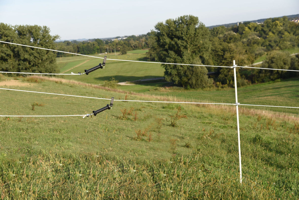 AKO FenceClip zum Einhängen von Torgriffen, schwarz, 8 ST/BLI 1 Blister 442371