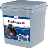 Cit Rattenköder BrodiPads 40 3000g Pastenköder 10g, Brodif. - 2995300