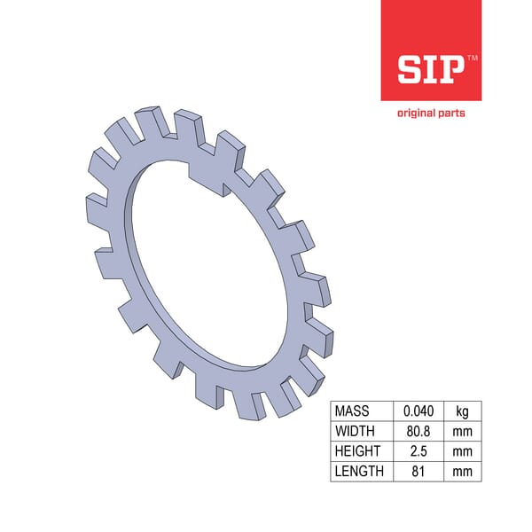 SIP.SI Unterlegscheibe - Schutz 55 155749201Z