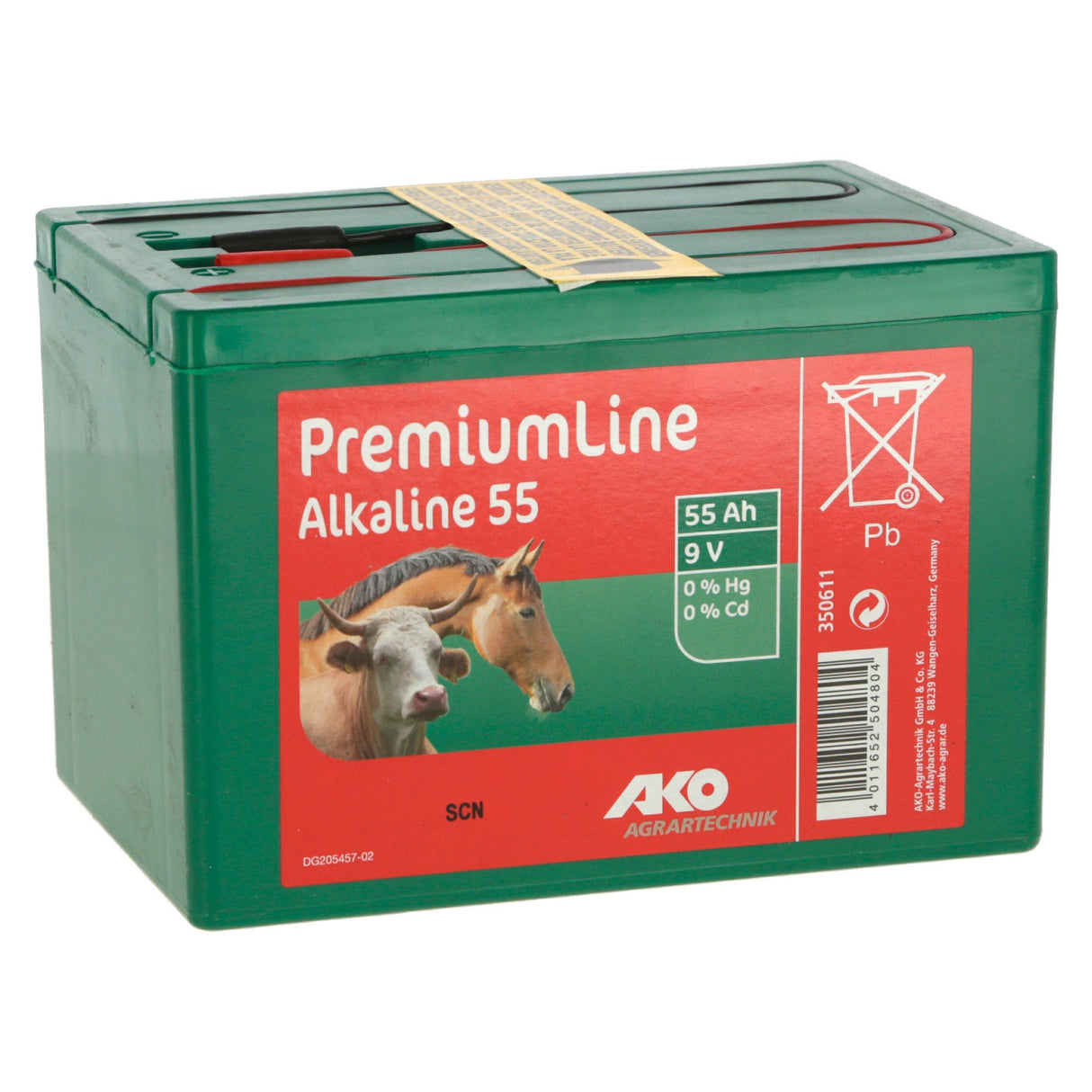 AKO Batterie Alkaline 9 V, 55 Ah 350611