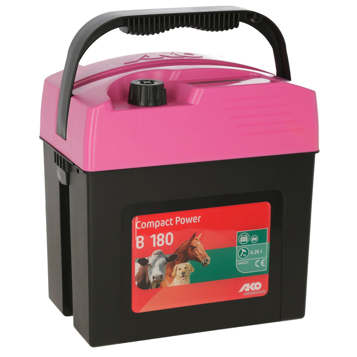 AKO Compact Power B180 Weidezaungerät, 9V, Pink 1 Stück 372018-PINK