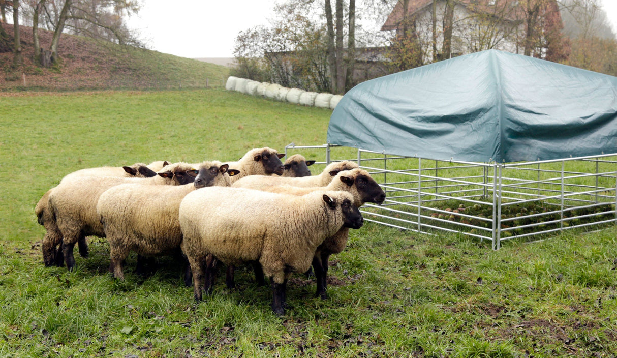 Kerbl Weideunterstand für Schafe und Ziegen, 2,75x2,75m,Komplettset 1 Stück 442614