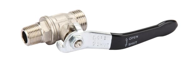 Vanne à bille AG3/8" - AG1/2"