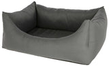Kerbl Hunde Kuschelbett Oxford Place, hellgrau, 70 x 85 cm - 80440