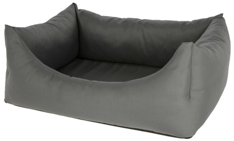 Kerbl Hunde Kuschelbett Oxford Place, hellgrau, 70 x 85 cm - 80440