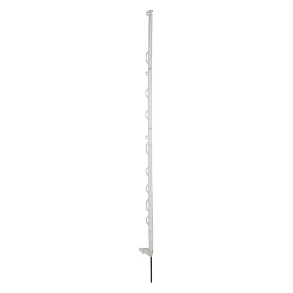 KRAMP Zaunpfahl, Polypropylen, Standard, 120 cm, weiß, SS (10 Stck) 1666202FA