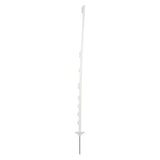 KRAMP Zaunpfahl, Polypropylen, Standard, 130 cm, weiß, DS (10 Stck) 1666204FA