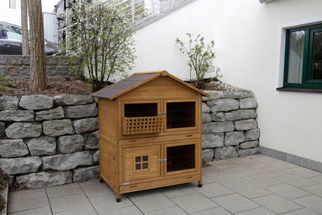 Kerbl Nagerstall Südtirol 125 x 87 x 142 cm,mit Heuraufe 1 Stück 81725