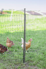 Kerbl Unterstützungspfahl für Weide- netze, 145cm, Ø14mm,verzinkt 1 Stück 27350