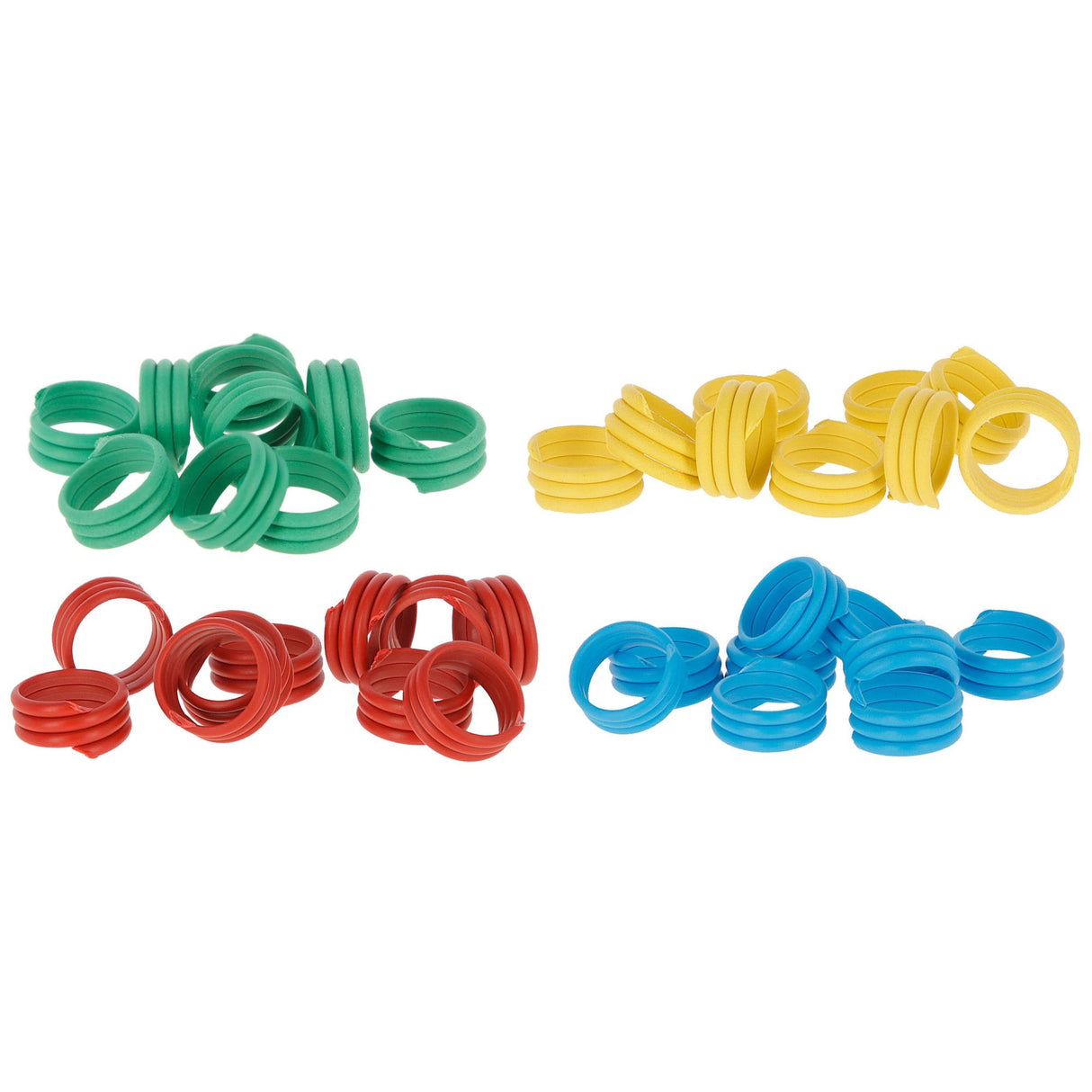 Kerbl Spiralring 20mm, Kunststoff, farblich gemischt, 100St./Pack 72317