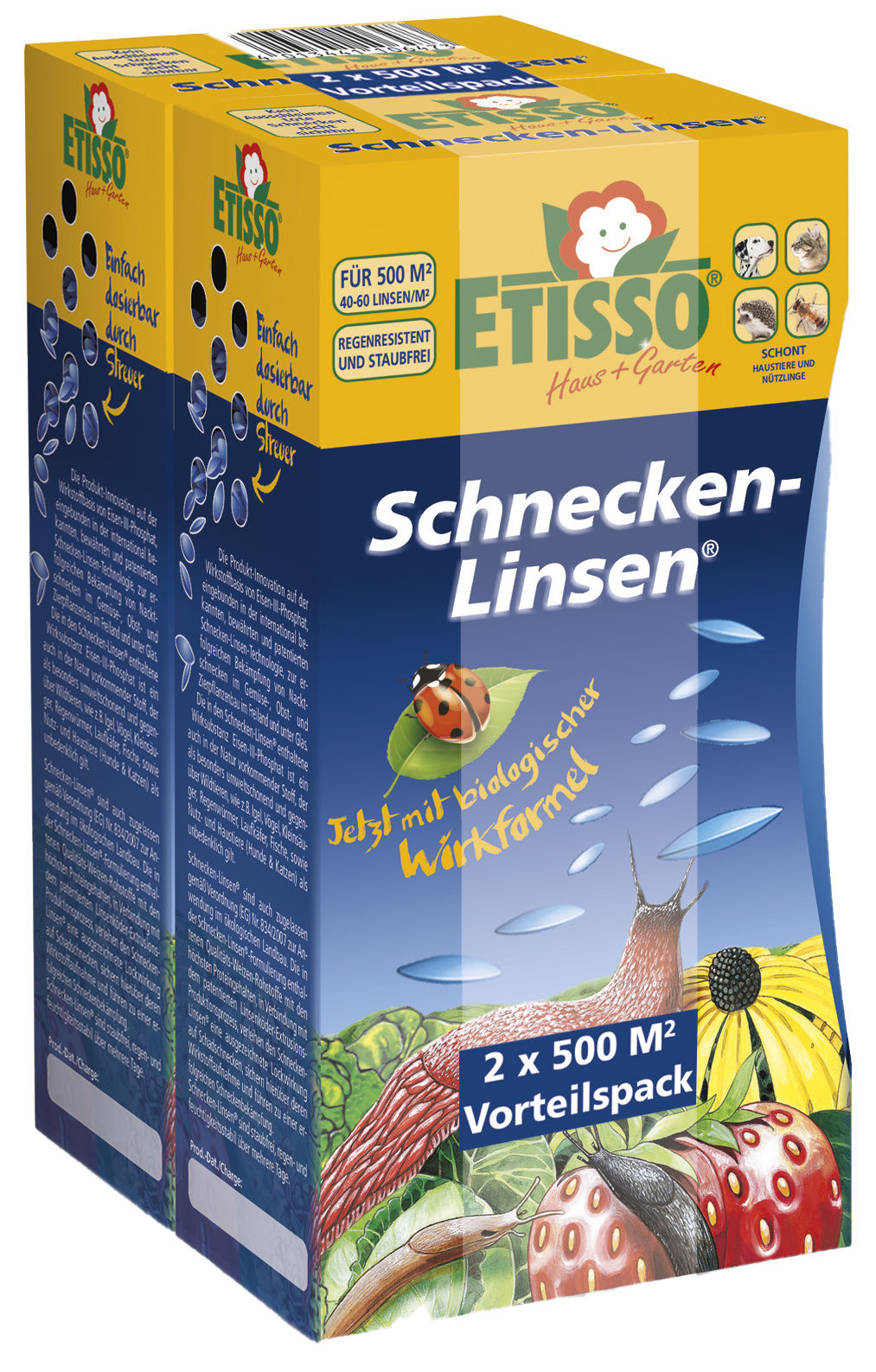 Kerbl ETISSO Schnecken-Linsen 2 x 300 g Vorteilspack 299467