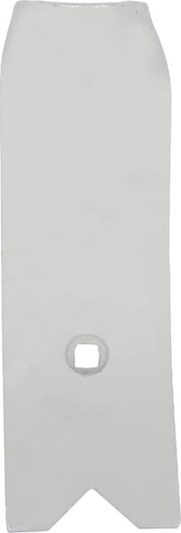 KRAMP Deflektorplatte 310x100mm, gekrümmt, 1 Loch, passend für Unia - 1 Stück - 1738050020N
