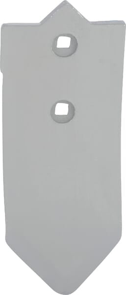KRAMP Grubberspitze 295x120mm, gehärtet, flach, 2 Löcher, passend für Unia - 1 Stück - 1738050060N