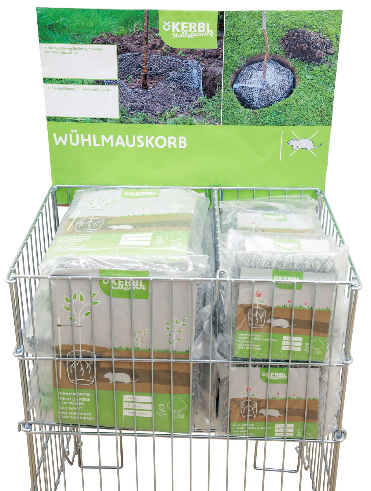 Kerbl Wühlmauskorb, klein, 35cm 291171