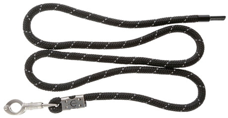 Kerbl Führstrick Reflective black/silver, Panikhaken 3224648