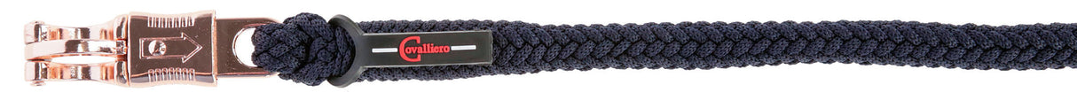 Kerbl Führstrick Classy, navy mit Panikhaken 3224742