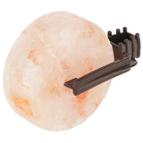 Kerbl Leckstein aus Bergkristallsalz 80g, Ø5cm, inklusive Halter 82879