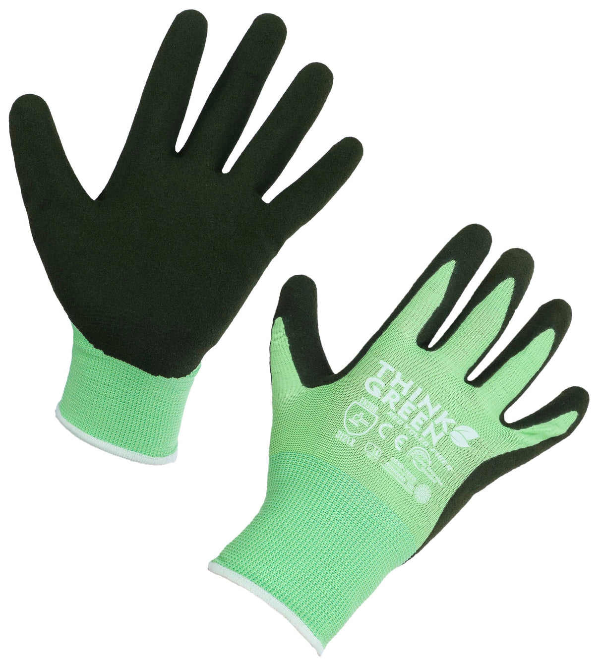 Keron Handschuh ThinkGreen Universal grün, Latexschaum Gr. 8/M 298017