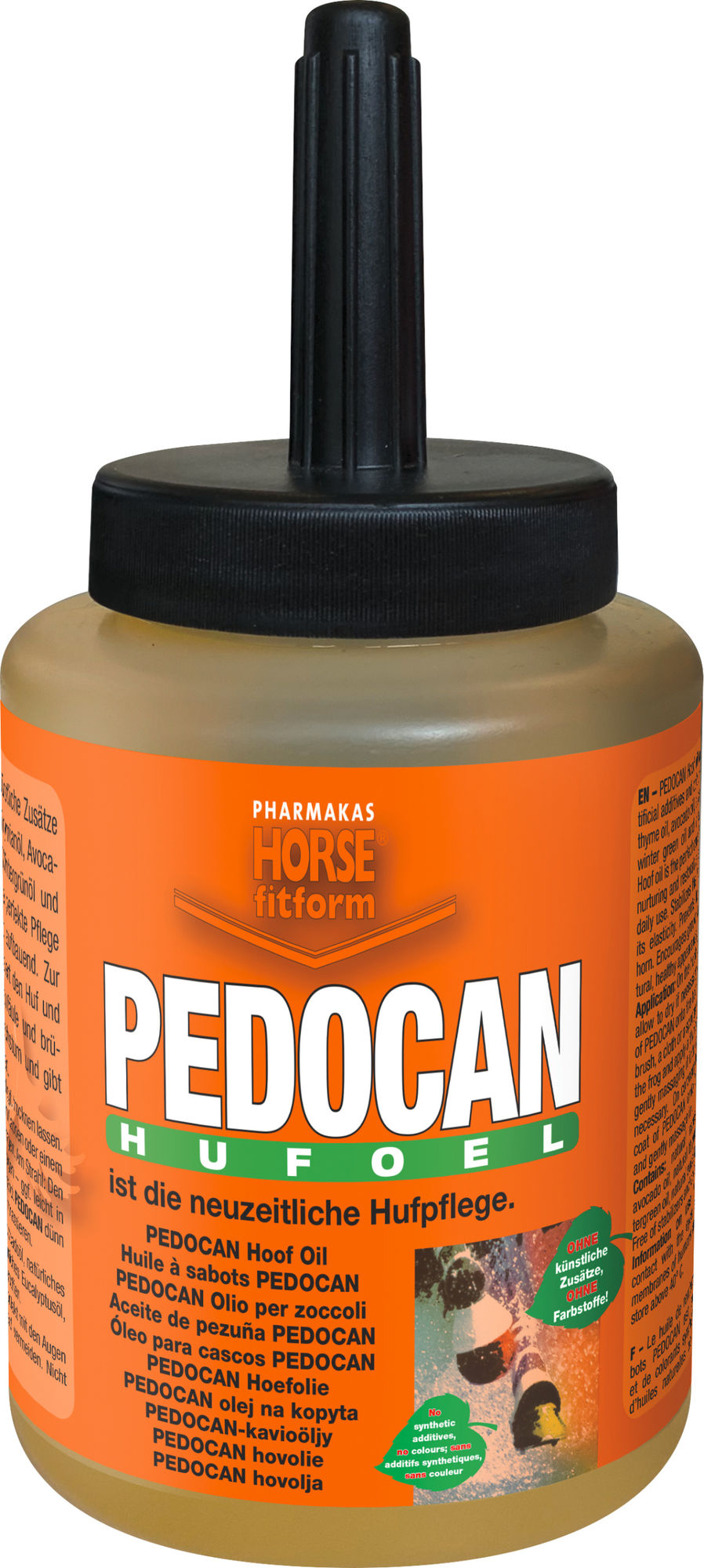 Kerbl Pedocan Huföl 475 ml mit Pinsel 3225355