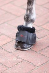 Kerbl Hufglocken Gummi Teddy Fleece, schwarz, Pony 3224663