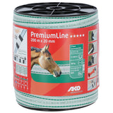 AKO Band Prem.Line, 200m, 20mm, weiß/grün, 3x0,2 Niro,3x0,2 Cu 441534