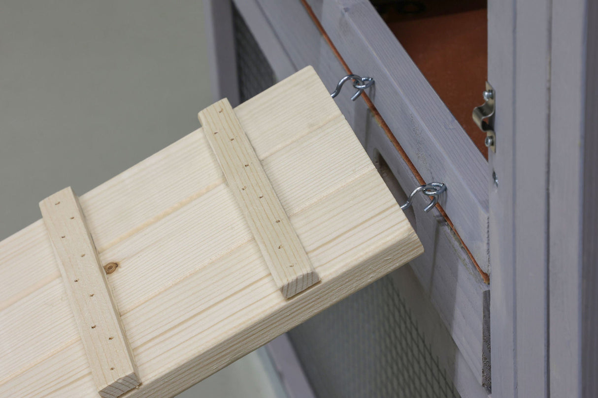 Kerbl Hühnerleiter aus Holz 115 x 18 x 3 cm - 73009