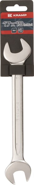Double open-end wrench 17.0 mm 19.0mm, Kramp