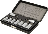 KRAMP Steckschlüsselsatz 1/2" 6-kant, 9-teilig, Zollmaße 18049240093KR