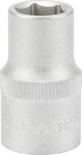 Socket wrench insert 1/2" 6-point 12 mm