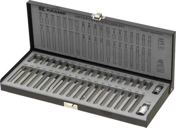 KRAMP Bit-Satz 40-teilig 1808103031KR