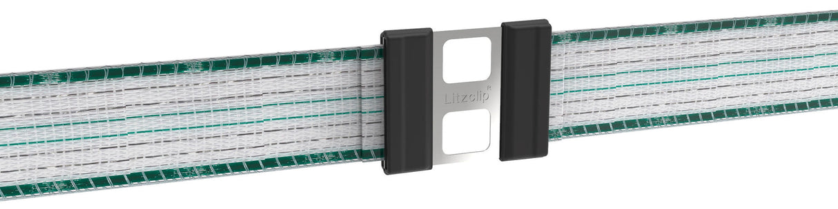 Kerbl Litzclip Bandverbinder 40mm Edelstahl, 5 Stück 1 Blister 442002/056