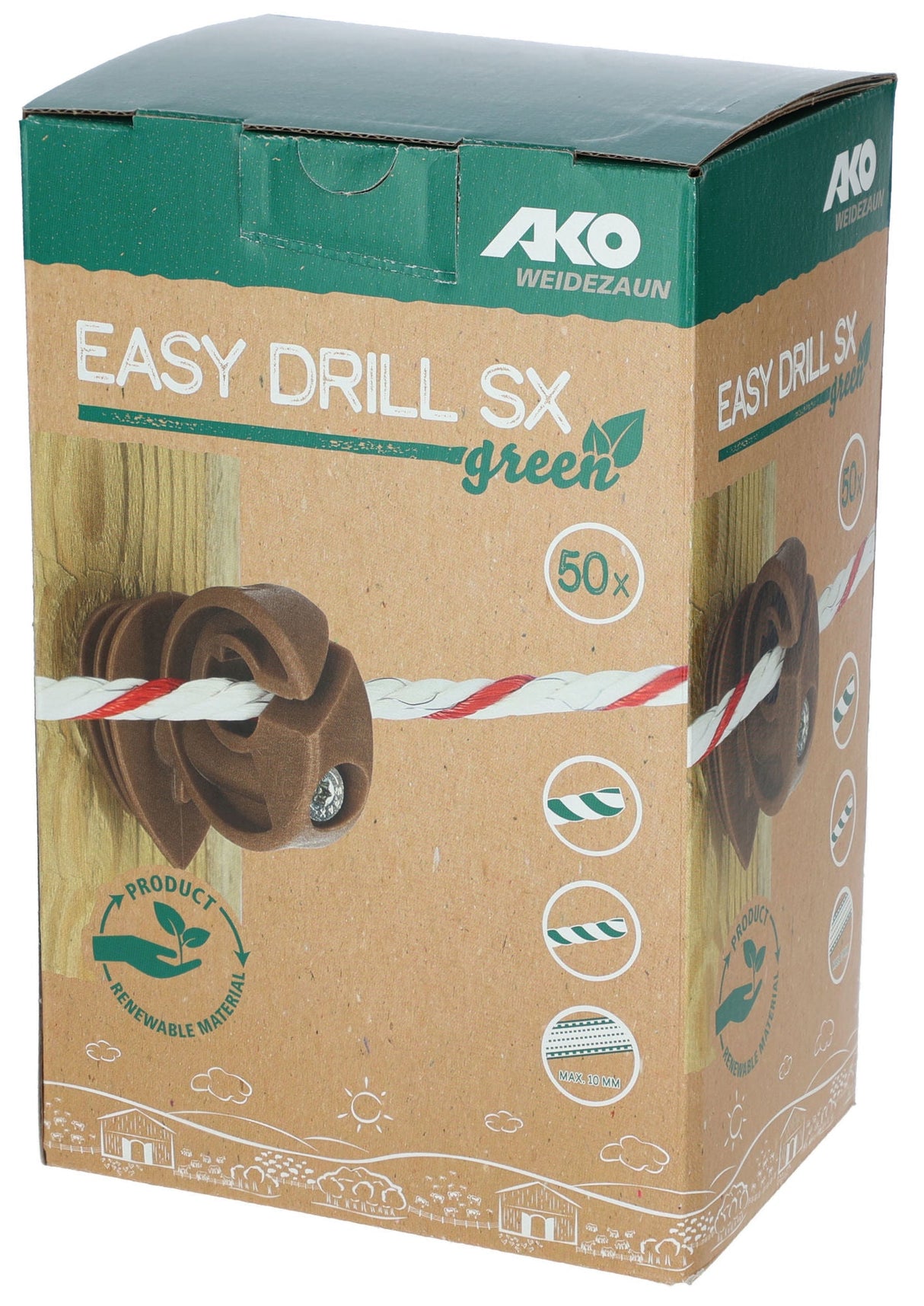 AKO Ringisolator Easy Drill SX green, 50 ST/KTN 44377/502