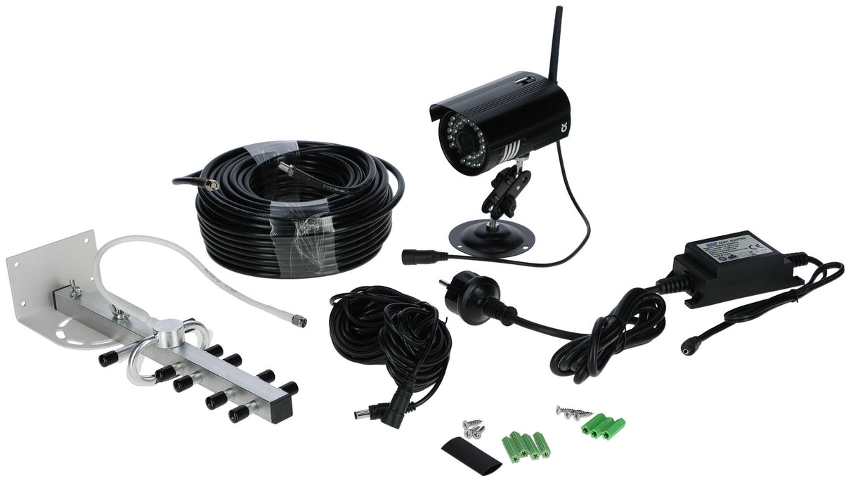 Kerbl Kamera 2,4 GHz inkl. Außen- antenne, Kabel und Zubehör 1086