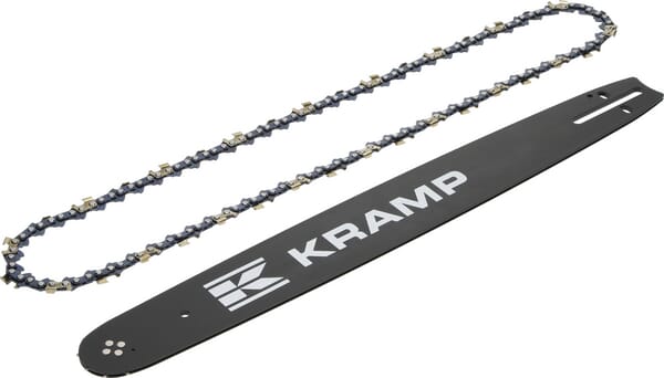 KRAMP Set mit Führungsschiene und Sägekette, 18"/45 cm, 3/8 LP 1,3 mm 1041 1838LP13621041KR - 2 Stück