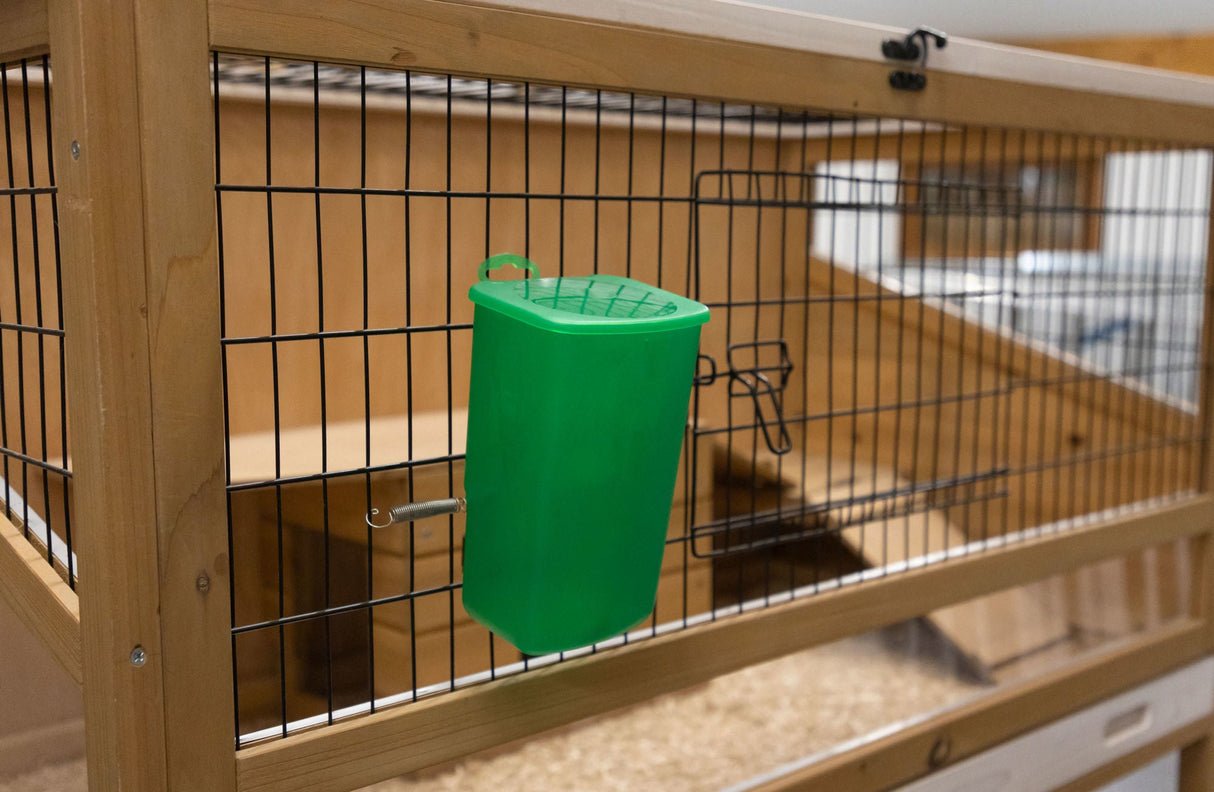 Kerbl Kleintiertränke 1000 ml Kunststoff, grün 74205 8 Stück