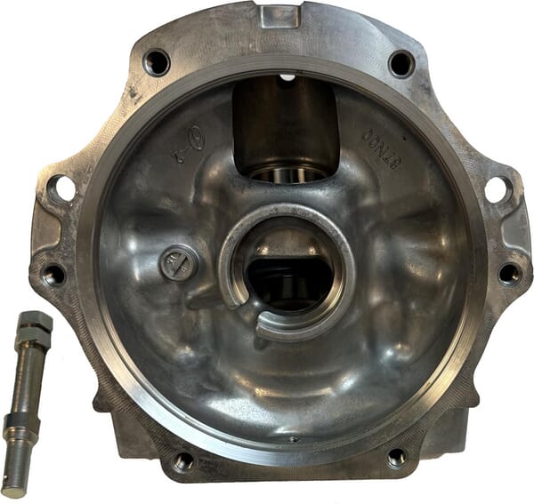 Front wheel gearbox complete on the right