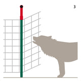 Kerbl WolfStop - Ergänzungsset für Weidenetze, 10er Set - 27256