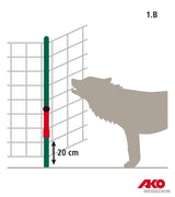 Kerbl WolfStop - Ergänzungsset für Weidenetze, 10er Set - 27256