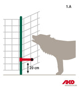 Kerbl WolfStop - Ergänzungsset für Weidenetze, 10er Set - 27256